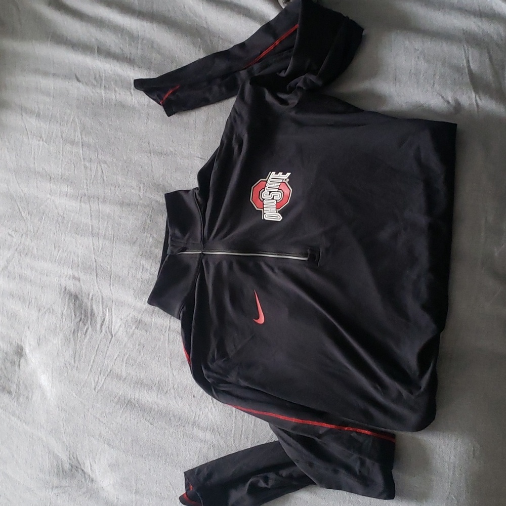 NIKE OHIO STATE BUCKEYES 1/4 ZIP